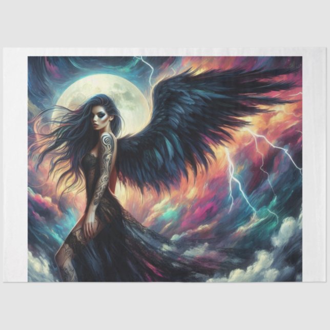 Papel De Seda Anjo da Tempestade (Frente )