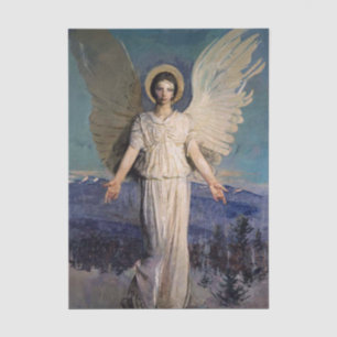 Papel De Seda Anjo Monadnock por Abbott Handerson Thayer