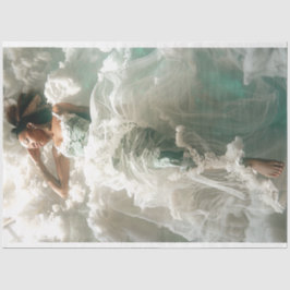 Papel De Seda Anjo na Nuvem de Nuvens