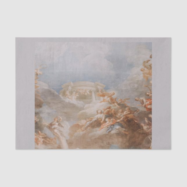 Papel De Seda anjos no céu (Frente )