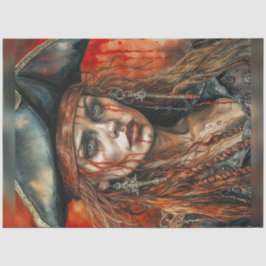 Papel De Seda Anne Bonny, uma mulher pirata e bonita