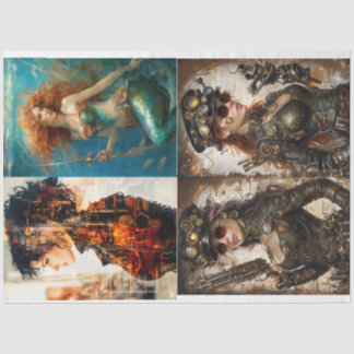 Papel De Seda Annick Decoupage paper- Quadruple fun