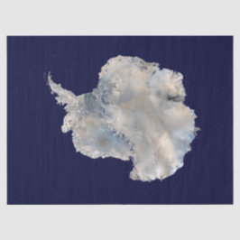 Papel De Seda Antártica (Imagem Azul Marble da NASA)