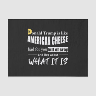 Papel De Seda Anti Donald Trump é como uma americana Cheese Wome