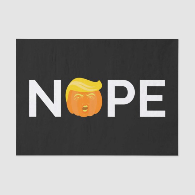 Papel De Seda Anti-Trump - Nope Halloween Edition I (Frente )