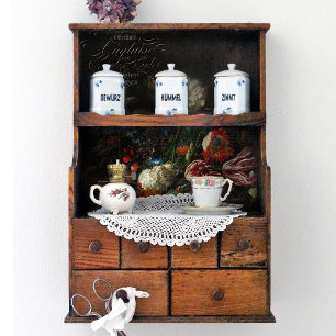 Papel De Seda Antiguidade de Dissociação de Script Floral e Fran