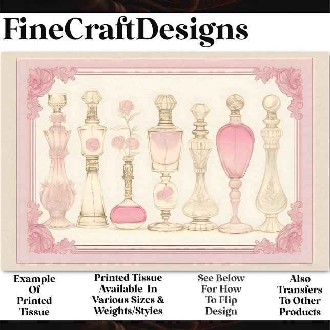 Papel De Seda Antiguidade dos atomizadores de Perfume Floral AE7 (Criador carregado)