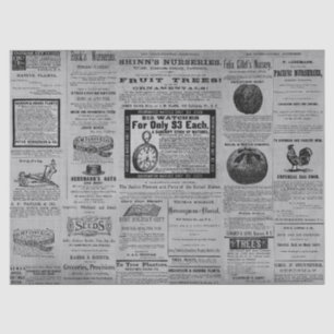 Papel De Seda Antiguidade para Horticultura Vintage Ads Ephemera