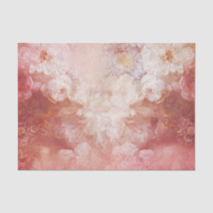Papel De Seda Antiguidade Peony Floral Vintage Incomodada