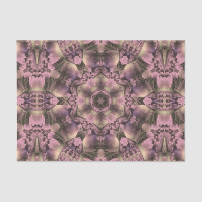 Papel De Seda Antiguidade Rosa Vitoriana (Frente )