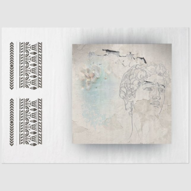 Papel De Seda Antiguidades (Frente )