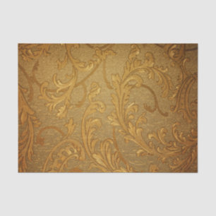 Papel De Seda Antiguo,ouro,vintage,damasco,vitoriano,floral,chic