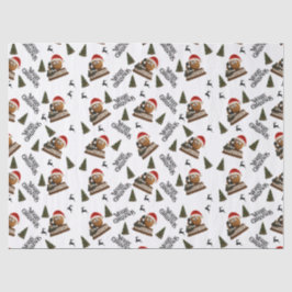 Papel De Seda Antique Nut Christmas Wrapping Paper