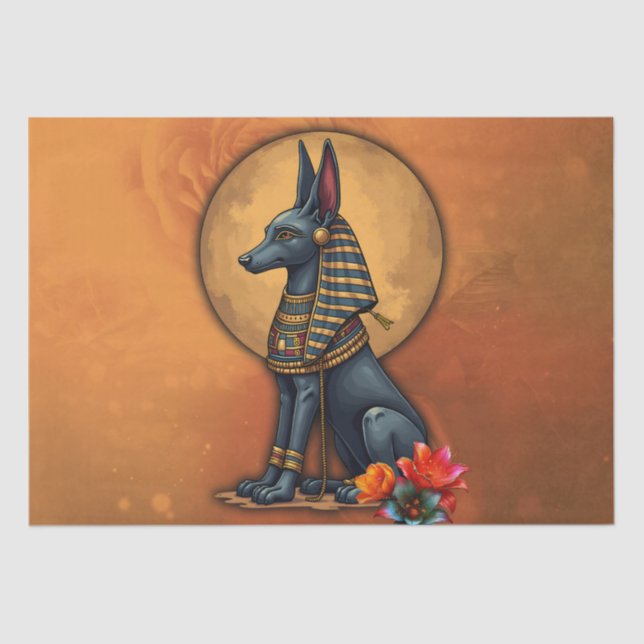 Papel De Seda Anubis in the moonlight,  (Frente )