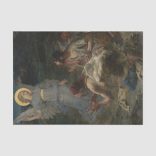 Papel De Seda Anúncio aos pastores por Jules Bastien