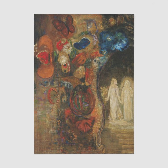 Papel De Seda Aparição por Odilon Redon (Frente )