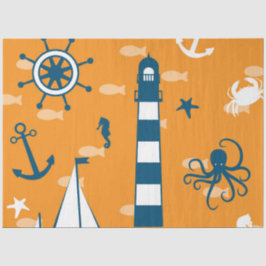 Papel De Seda Apenas Mais Série Náutica Design 4