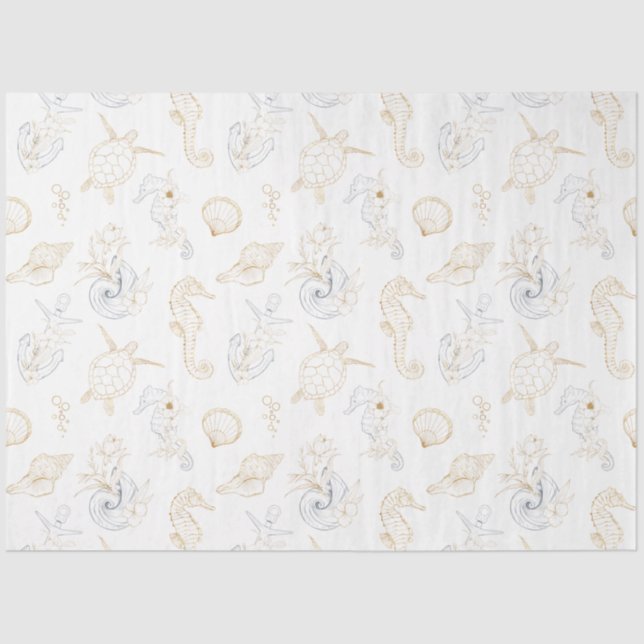 Papel De Seda Apenas outro Design 3 da série náutica (Frente )