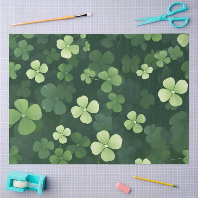 Papel De Seda Apenas Outro Design da Série St Patrick #1 (Arte )