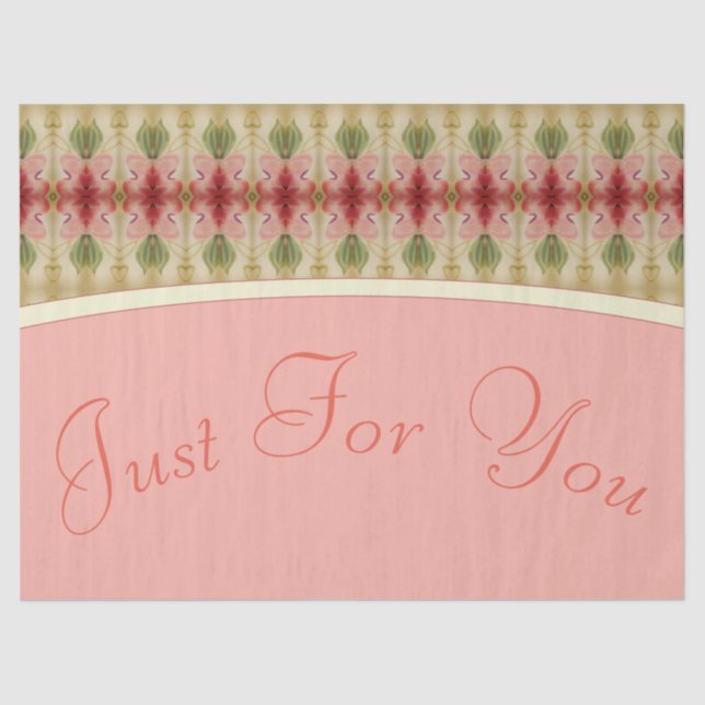 Papel De Seda Apenas Para Você Flor (Frente )