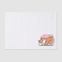Papel De Seda Apenas um Shiba Mente Baixo: Design de Shiba Inu C