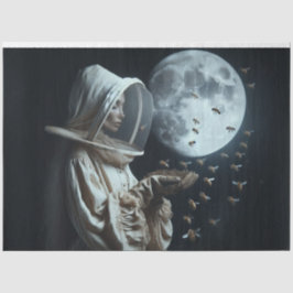 Papel De Seda Apicultor Cósmico - Decoupage de Arte Espacial Sur