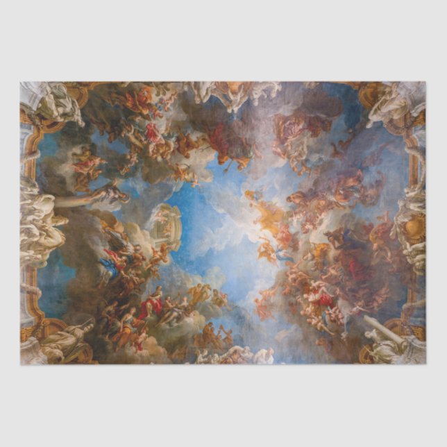 Papel De Seda Apoteose de Hércules em Chateau de Versailles (Frente )