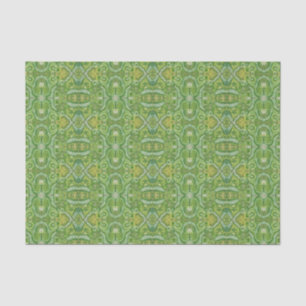 Papel De Seda Apple Stripe Bohemian Arabesque Patterus Chartreus