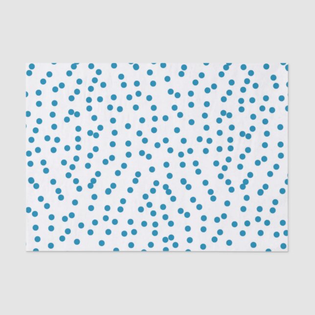 Papel De Seda Aqua Confetti Dots (Frente )