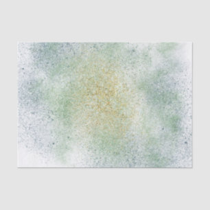 Papel De Seda Aqua Dourado Sonho Azul