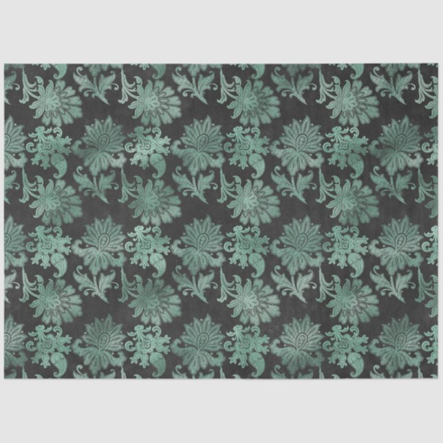 Papel De Seda Aqua e Silver Series Design 16 (Frente )