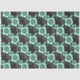 Papel De Seda Aqua e Silver Series Design 17