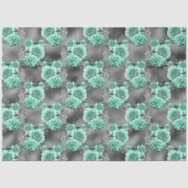 Papel De Seda Aqua e Silver Series Design 4