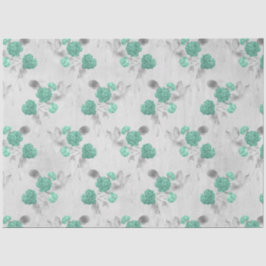 Papel De Seda Aqua e Silver Series Design 6