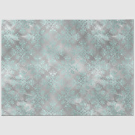 Papel De Seda Aqua e Silver Series Design 9