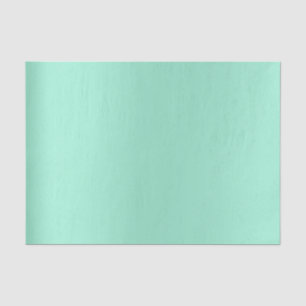 Papel De Seda Aqua verde Tiffany da hortelã metálico