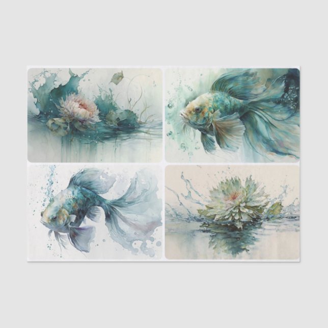 Papel De Seda Aqua World (Frente )