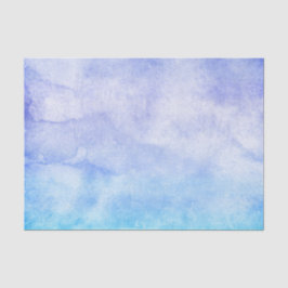 Papel De Seda Aquarela Azul e Roxo