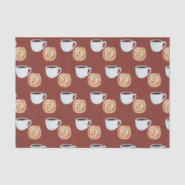 Papel De Seda Aquarela Cinnamon Torneira Café