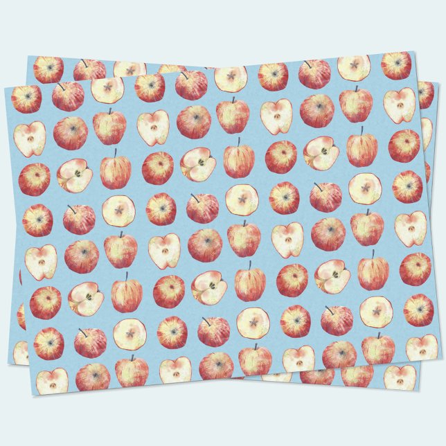 Papel De Seda Aquarela de Fruta de maçã (Criador carregado)