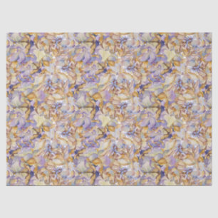 Papel De Seda Aquarela Folha Botânica Folha de Água Boho