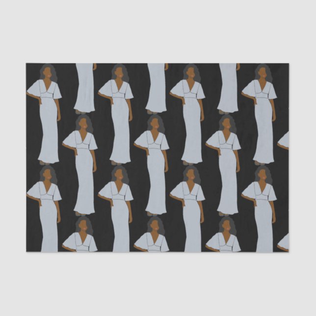 Papel De Seda Aquarius Zodiac Astrologia (Frente )