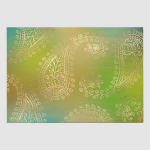 Papel De Seda Árabe Gold Foil