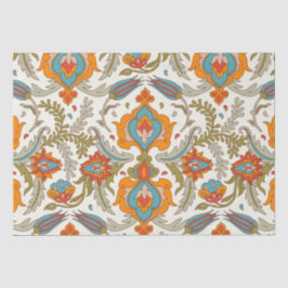 Papel De Seda Arabic Boho Elegant Floral Marroquino