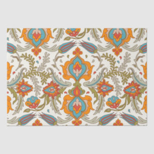 Papel De Seda Arabic Boho Elegant Floral Marroquino