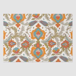 Papel De Seda Arabic Boho Elegant Floral Marroquino