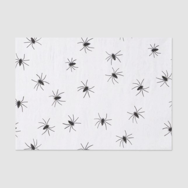 Papel De Seda Aracnofobia (Aranhas) (Insetos Crawly Assustadores (Frente )
