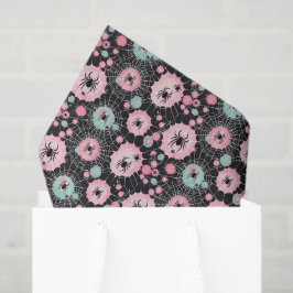 Papel De Seda Aranhas E Semanas Em Blues Rosa E Pálido Em Preto