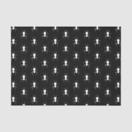 Papel De Seda Aranhas Halloween Black White