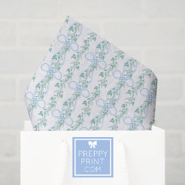 Papel De Seda Arco Azul de Aquarela Natal